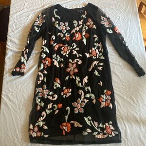 Beautiful Eloquii beaded black dress